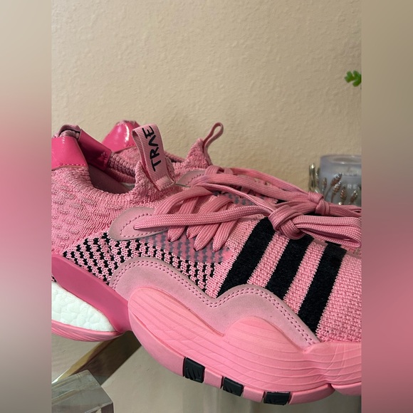Adidas Trae Young 2 Pink Bliss Sneakers Size 9.5 - Picture 6 of 15